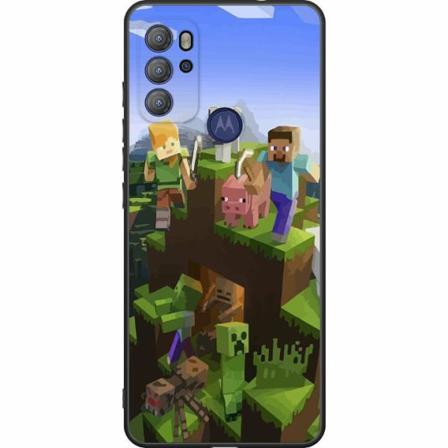 Motorola Moto G60s Svart Skal Minecraft