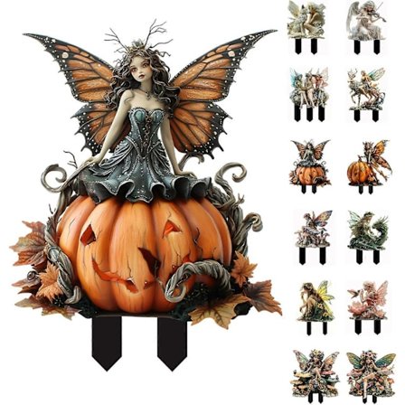 Boheme Fe Blomsterpotte Dekoration, 2D Fe Have Plantekasse Tilbehør, Fe Have Figurer til Potteplanter og Haveplæneindretning