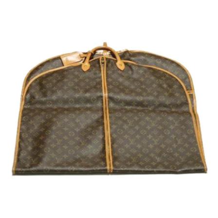 Louis Vuitton Vintage, Pre-owned Canvas travel-bags Bruin, unisex, Maat:ONE Size,leer