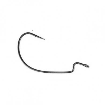 Owner J Light Hook Offset, Black, stl 3/0 - 5st