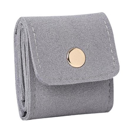 Mini Rejse Smykketaske Bærbar Lille Foldbar Opbevaringsrulle Til Øreringe Halskæder Ringe Armbånd Brocher