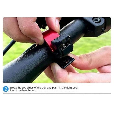 Cykelklokke Ultralyd Stærkt Signal Udstyr Tilbehør Blå