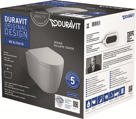 Duravit Me by Starck WC-skål med sete, Baderom