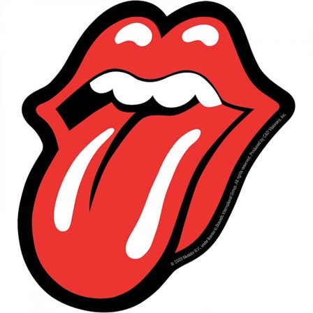 The Rolling Stones Tongue Logo Klistremerke