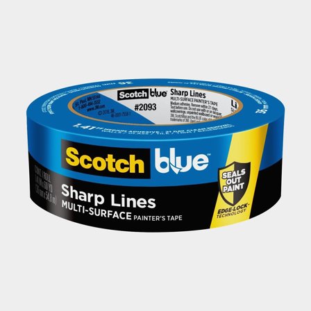 Nastro per mascheratura ScotchBlue Sharp Lines Painter’s Tape 2093, 24 mm x 41 metri, blu