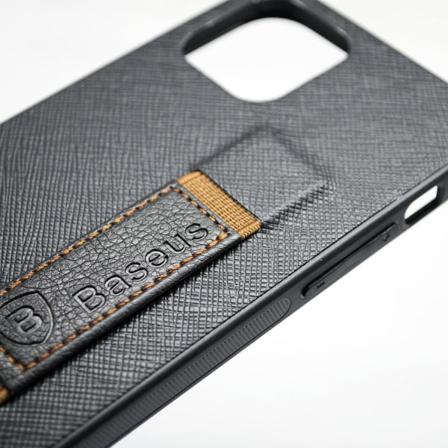 Greppvänligt Iphone 12/12 Pro Premium Skal Med Fingerhållare