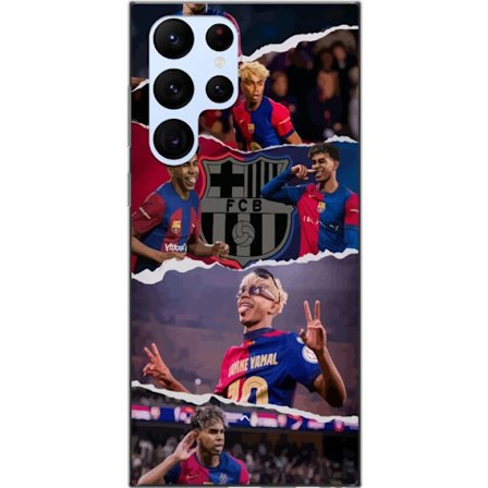 Kompatibelt Mobilskal till Samsung Samsung Galaxy S22 Ultra 5G Yamal Fotboll Spelare Barcelona