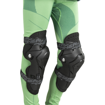 O'Neal Youth Pumpgun Carbon Look Knee Guards Carbon Look Onesize
