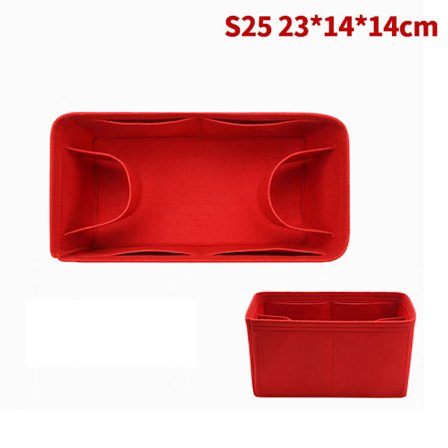 Veske Organizer Filtduk Innlegg 25 30 35 Sminke Håndveske-FA11-