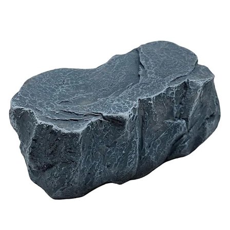 Falsk Sten Skjult Nøgleboks til Udendørs Brug - Sikker Harpiks Reserve Nøgle Gemmested til Udendørs Have eller (Sten Stil)