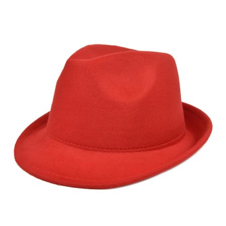 Musta villahattu Retro miesten ja naisten brittiläinen hattu Leveälierinen hattu Takaosa Jazz-hattu Villahattu Cowboy-hattu