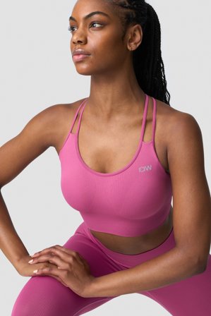 ICANIWILL - Define Seamless Sports Bra Dark Mauve - Sport-BH - Dam - Träningskläder från ICIW