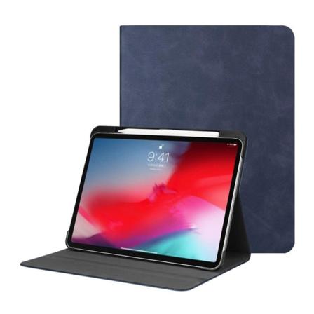 iPad Pro 11" (2018) smart læder flip etui - Mørkeblå Blue