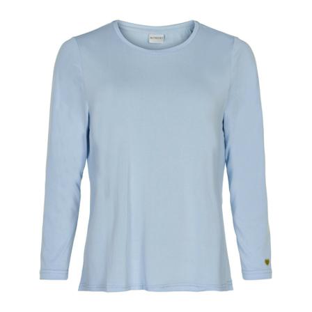IN Front Nina T-Shirt 3/4 Sleeve 14920 Blå, Dame Langærmet