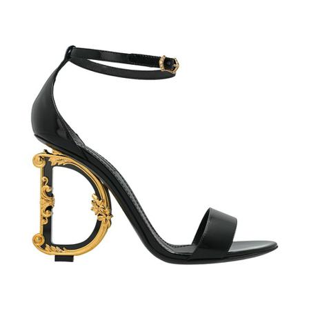 Dolce & Gabbana High Heel Sandalen , Zwart , Dames , Maat: 39 EU