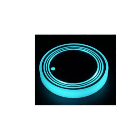 LED Bil Kopholder Lys, Lysende Bilunderlag til Kopholdere 7 Farveskiftende