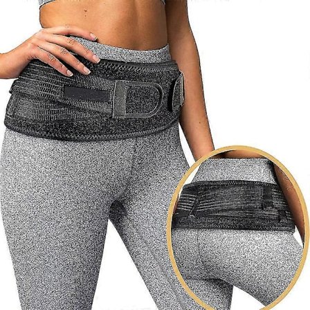 Posture Sacroiliac Hoftebælte Til Kvinder Og Mænd Der Lindrer Iskias-, Bækken-, Lænd-, Ben- Og Sakralnerve Smerter Forårsaget Af