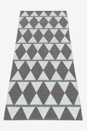 Horredsmattan - Plastmatta Zigge 70x250 cm - Grå - Plastmattor - 70X250 - Från Homeroom