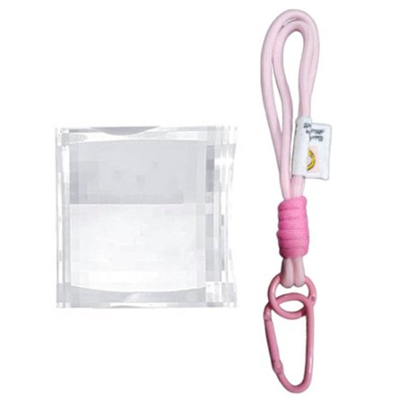 Pixel-Vindue Nøglering Klare Krystaller Glas Pixel-Spejl Filter Nøglering Sjov Pixelerede Linse til Pixel-Visning Effekt