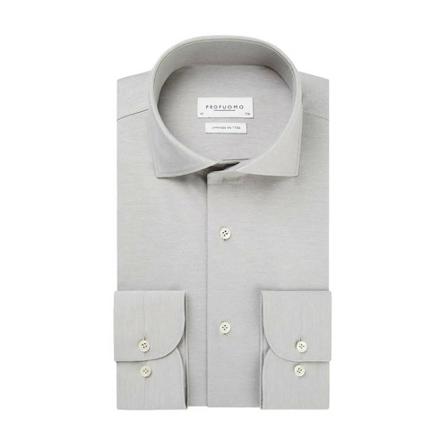 Profuomo Shirt , Grijs , Heren , Maat: M