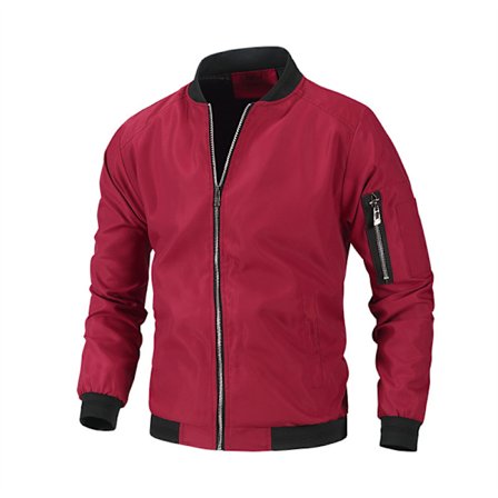 Mænds Bomberjakker Varsity Flight Jacket