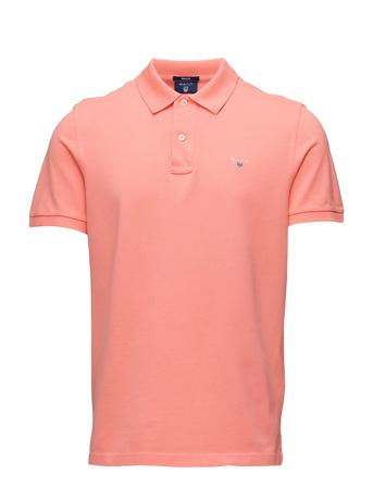 Original Pique Ss Rugger Polos Short-sleeved Orange GANT