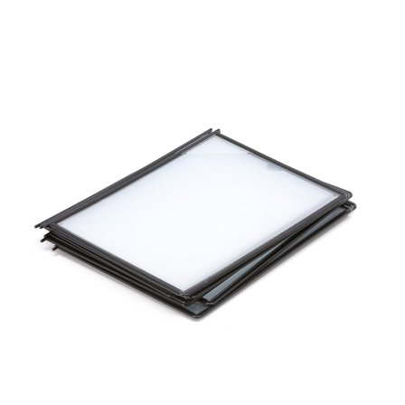 A4-paneler, 10-pk, svart