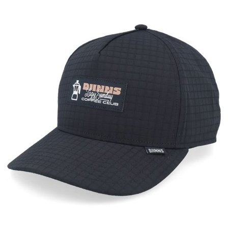 Djinns - Svart adjustable Keps - Hft Cap Sunday Coffee Ripstop Black A-Frame Adjustable @ Hatstore