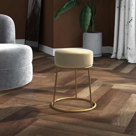 vidaXL Rund förvaringspall mörkgrå sammet