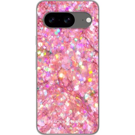 Yhteensopiva Puhelinkuori Google Google Pixel 8 Cactus and Friends – PinkGlitter