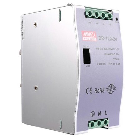 -120-24 120W Industriel Kvalitet Skinne Strømforsyning 24V5A Switching Strømforsyning Skinne Montering Switching