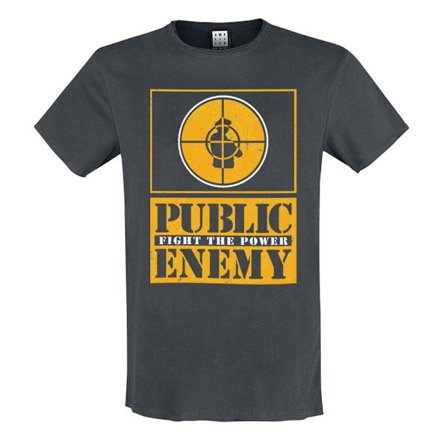 Amplified Unisex Vuxen Fight The Power Public Enemy T-shirt S Kol