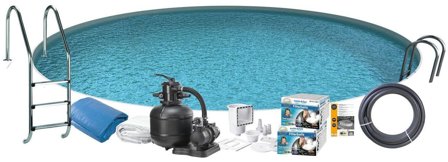 Swim & Fun 2780 Poolpaket Ø4,2 x 1,5 m, 18 840L, Pooler & utebad