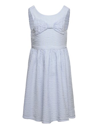 Lindex | Dress Big Bow Searsucker | 92