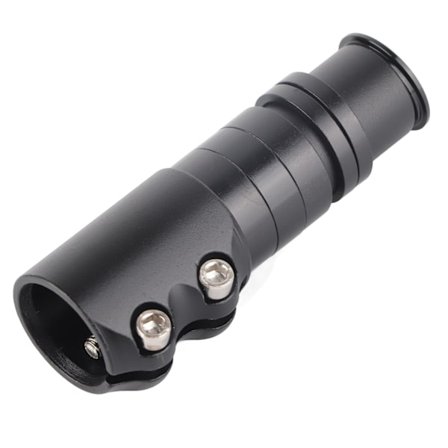 Styrstamförlängare för Mountainbike, Aluminiumlegering, Förlängare för Cykel Framgaffelrör, Svart