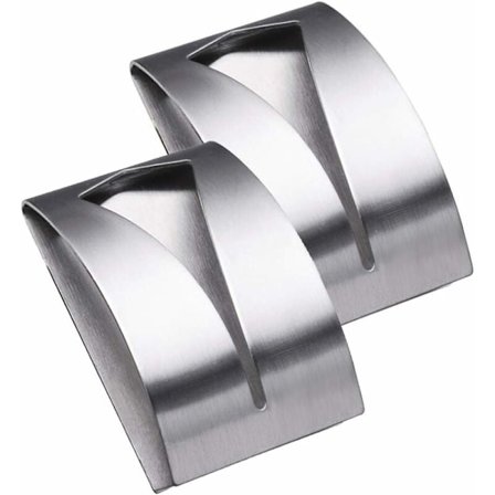 Håndklehenger for bad, håndklehenger for kjøkken, håndklekrok i rustfritt stål, selvklebende badkrok, 5 kg (2 stk.)