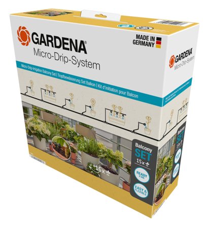 Gardena Micro-Drip-System 13401-20 Micro-Drip-kastelusarja parvekkeelle, Kastelu