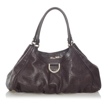 Gucci Vintage, Pre-owned Shoulder Bag Bruin, Dames, Maat:ONE Size