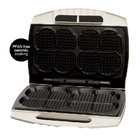 Åviken Våffeljärn Dubbelt Classic 905.2 Keramiskt Köksmaskiner Unisex Vit