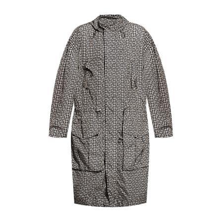 Balmain Jas with logo , Zwart , Heren , Maat: S Jassen