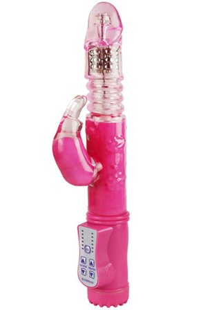 Pink Thrusting Rabbit Vibrator