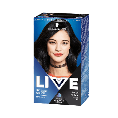 Schwarzkopf Live Hårfärg Intense Color Dam Svart ONESIZE