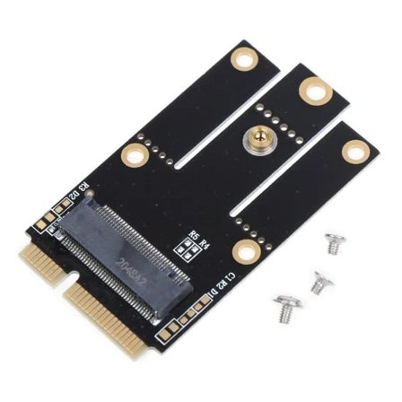 För M.2 trådlös wifi-adapter Bluetooth-kompatibel Mini PCI-E till M2 Ngff för nyckel