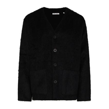 Our Legacy, Cardigan Black Mohair Czarny, Mężczyzna, Rozmiar: L