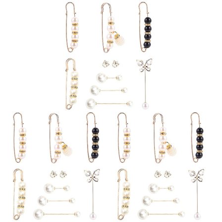 30 st Kjol Midja Modifiering Pin Midja Indragbar Pin Justerbar Brosch