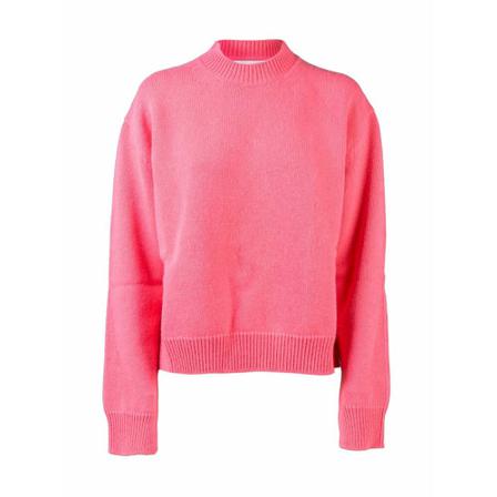 Laneus Round-neck Strik Pink, Dame Striktrøjer