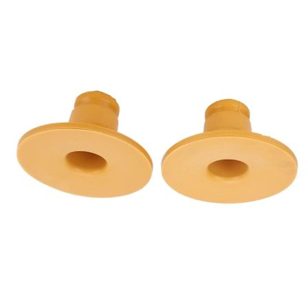 2 st Bakre Fjäderstötdämpare PU Gul 12802494 God Prestanda Utmärkt Elasticitet Ersättning för Saab 9‐3 2003‐2015