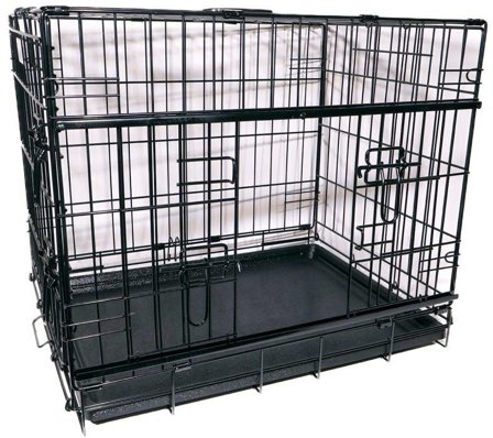 Active Canis Premium Dubbeldoor Cage 76x53x61 cm - Reise med hund