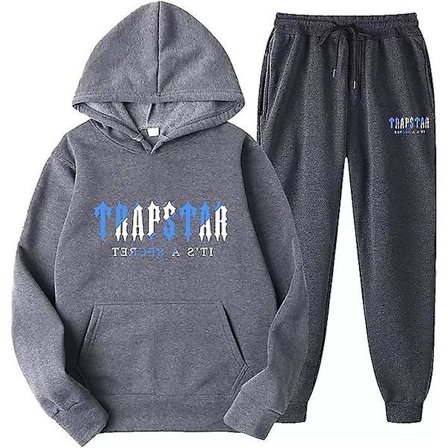 Joggingdräkt Herr Träningsset Huvtröja Topp Sportkläder Långärmad Sweatshirt Huvtröja Byxor Sportkläder Casual Sport