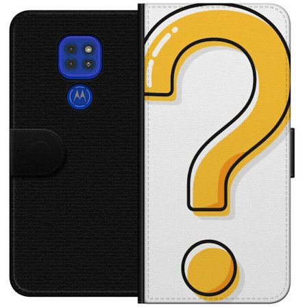 Kompatibel Tegnebogsetui til Motorola Moto G9 Play Spørgsmålstegn